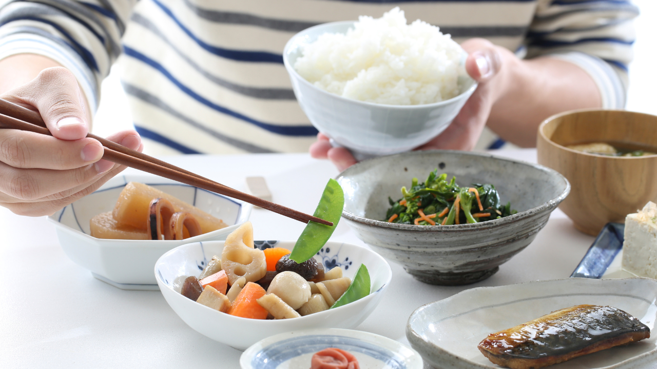 集中力を支える和食中心の食事