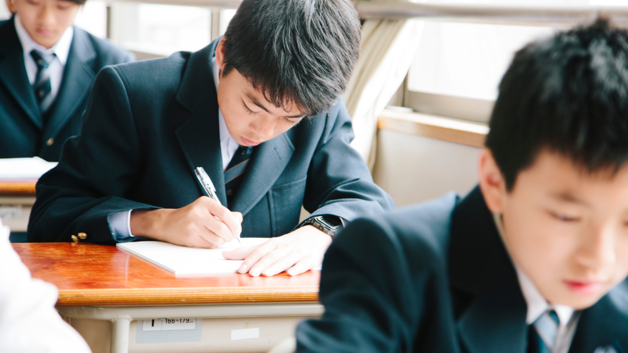 中3の勉強風景